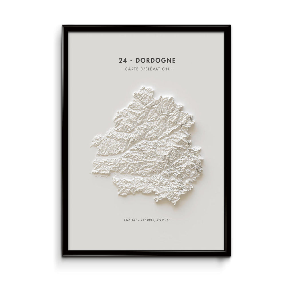photo de Carte d'élévation Dordogne