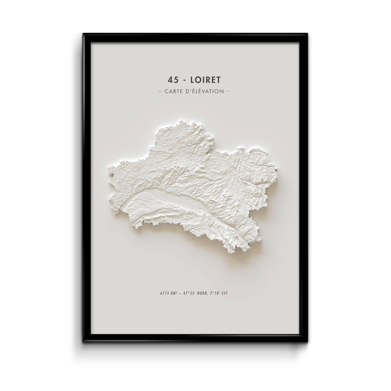 Carte d'élévation Loiret