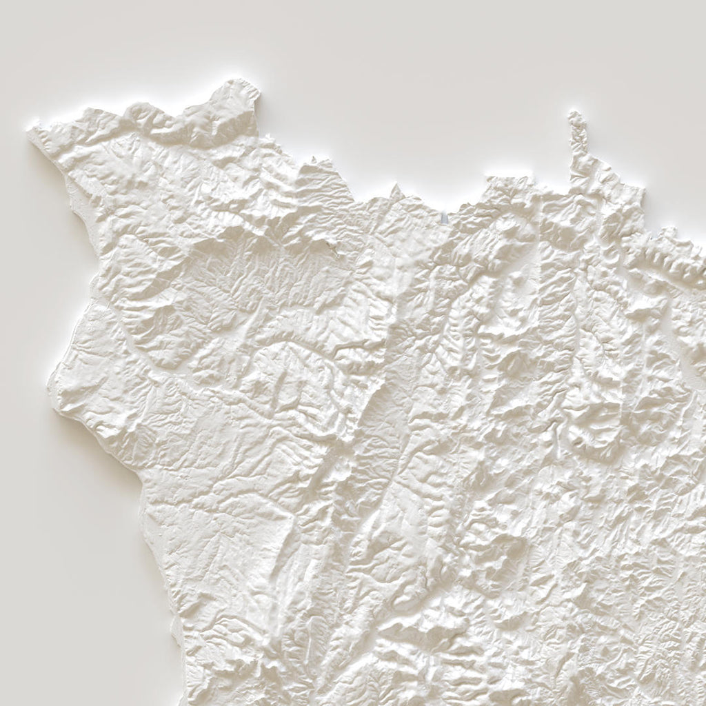 Carte d'élévation Nièvre