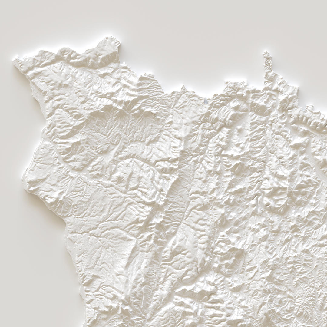 Carte d'élévation Nièvre