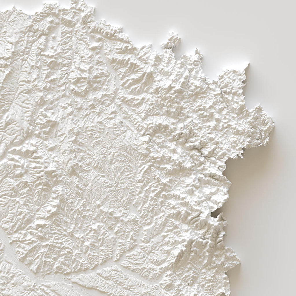 Carte d'élévation Nièvre