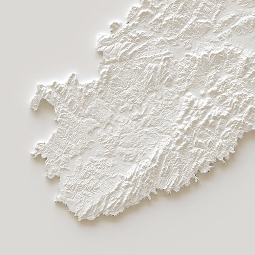 Carte d’élévation de Haute-Saône (Détail)