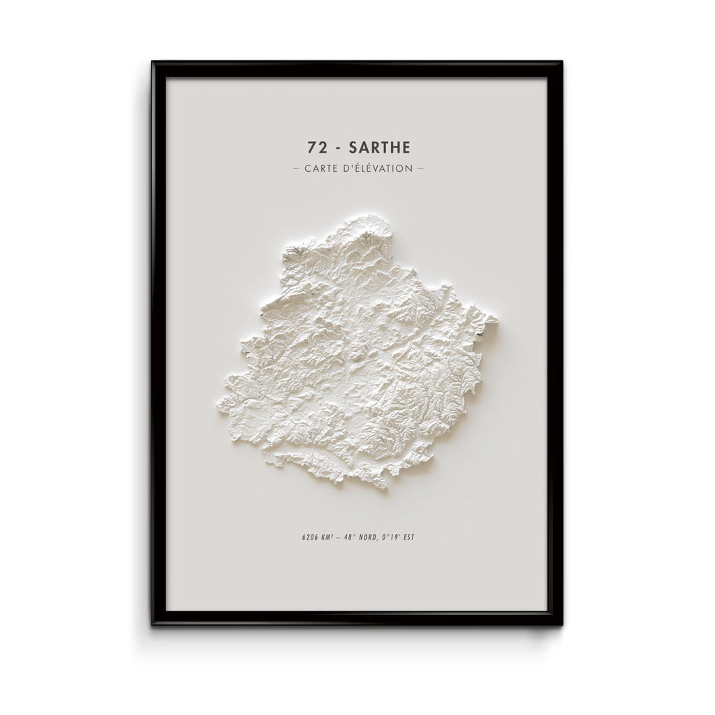 photo de Carte d'élévation Sarthe