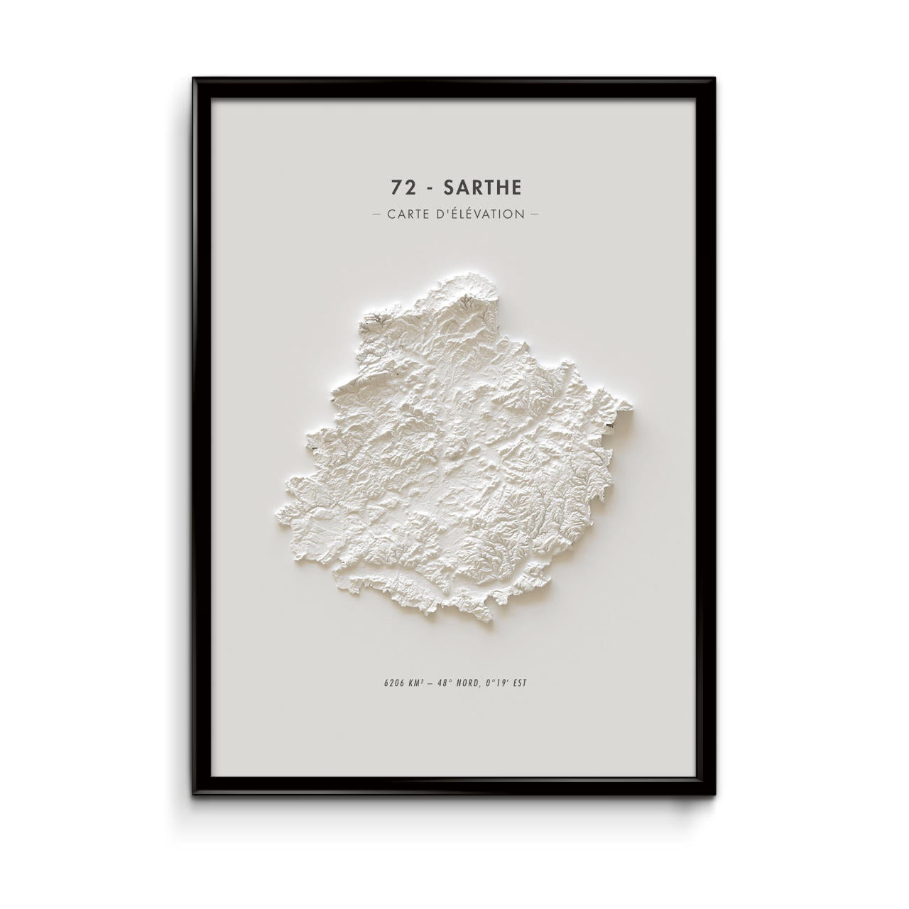 photo de Carte d'élévation Sarthe