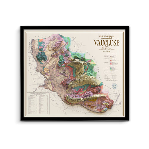 Carte géologique du Vaucluse 861
