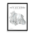 Carte Topographique du Puy-de-Dôme