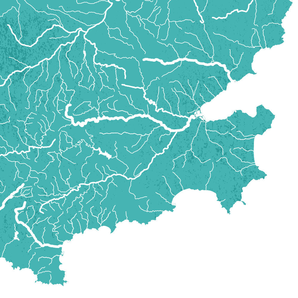 Carte Hydrologique Var (détail)