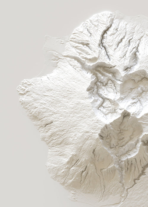 Carte d'élévation La Réunion