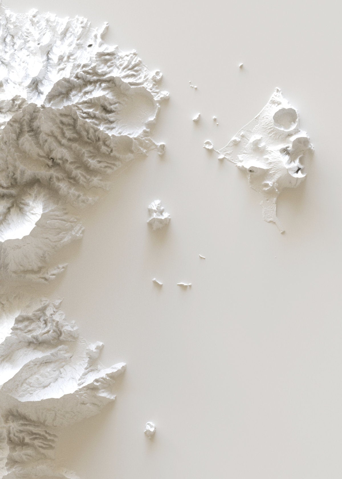 Carte d'élévation Mayotte