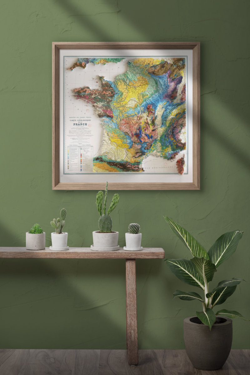 Carte géologique de France