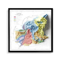 Carte géologique Alpes de Haute-Provence 1840