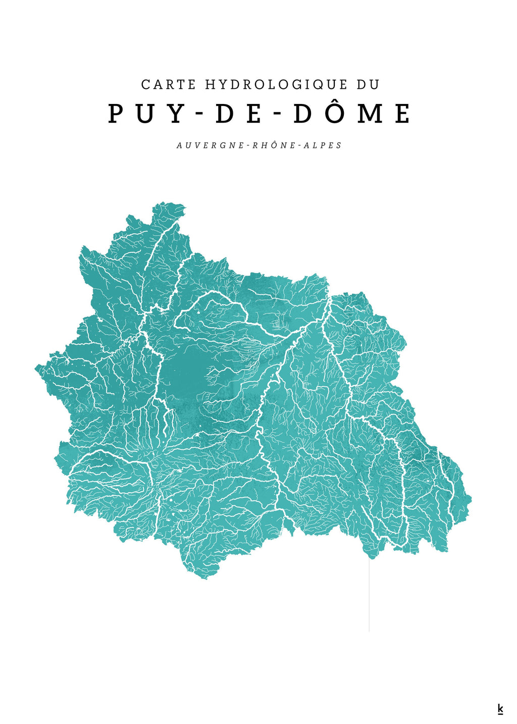 Carte Hydrologique du Puy-de-Dôme