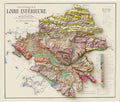 carte géologique de la loire inférieure datant de 1861