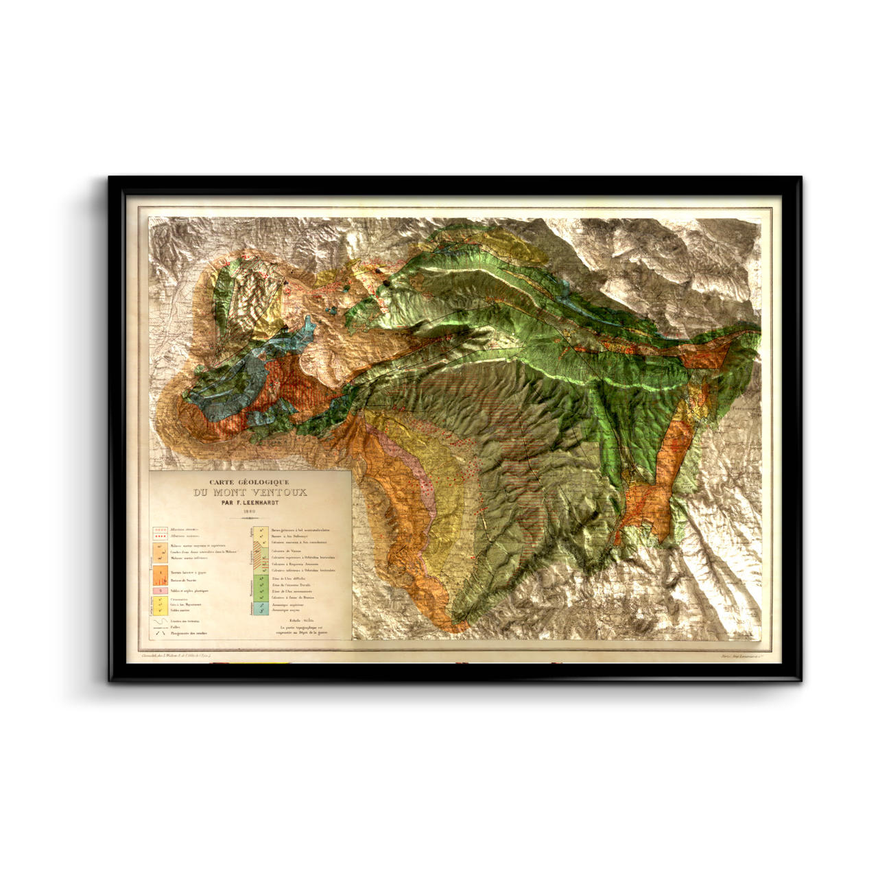 carte mont ventoux