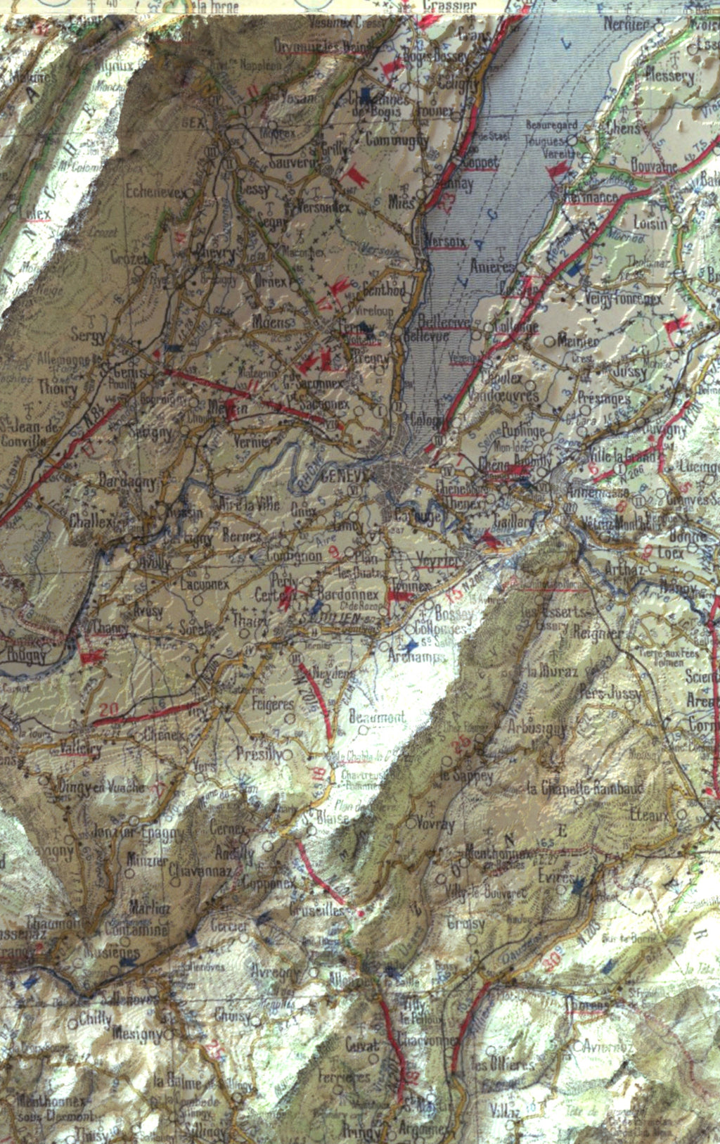 Carte Haute-Savoie